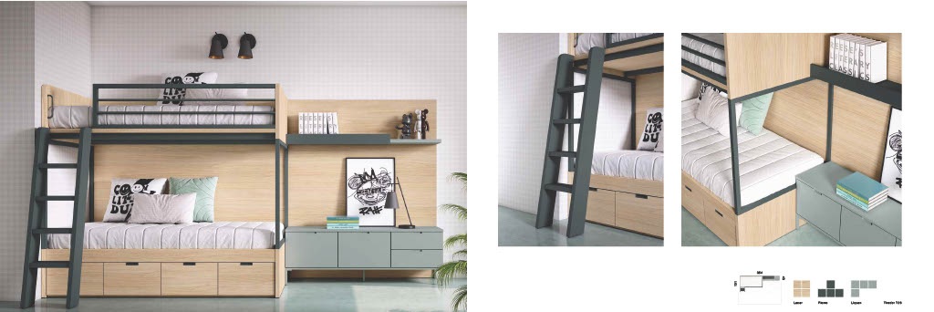 987-80 Dormitorio Modular